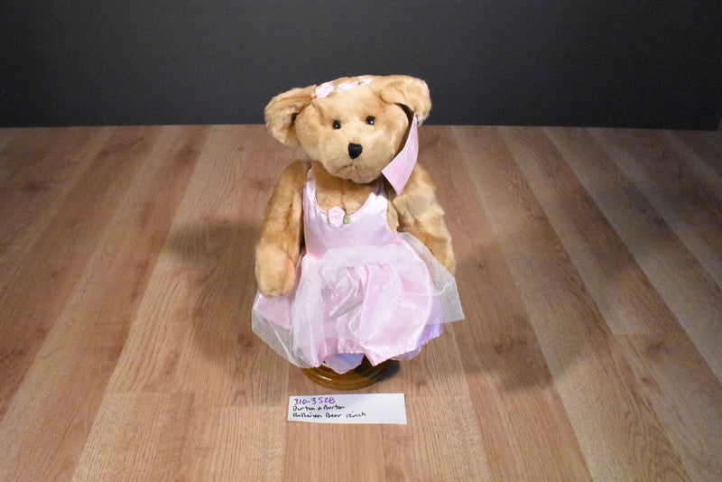 Burton and Burton Ballerina Brown Teddy Bear in Pink Tutu Plush