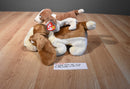 Ty Beanie Buddy 1998 and Baby 1997 Tracker Basset Hound Beanbag Plush