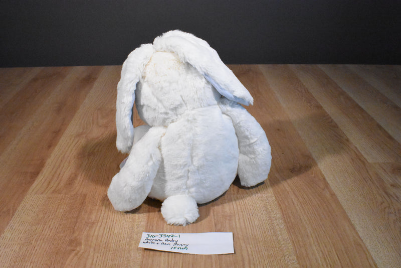 Aurora Baby Bunny Rabbit White and Blue Plush
