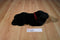 Russ Ginger the Black Lab with Red Bow Beanbag Plush