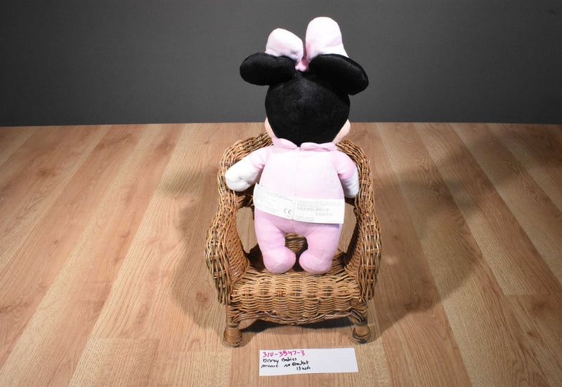 Disney Babies Minnie Mouse Plush in Pink Pajamas and Bow