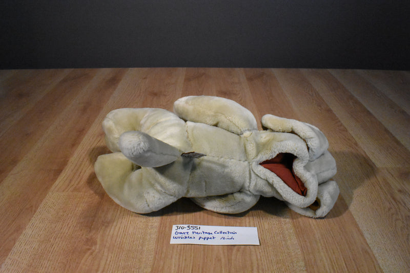 Ganz Heritage Wrinkles the Beige Hound Dog Puppet Plush