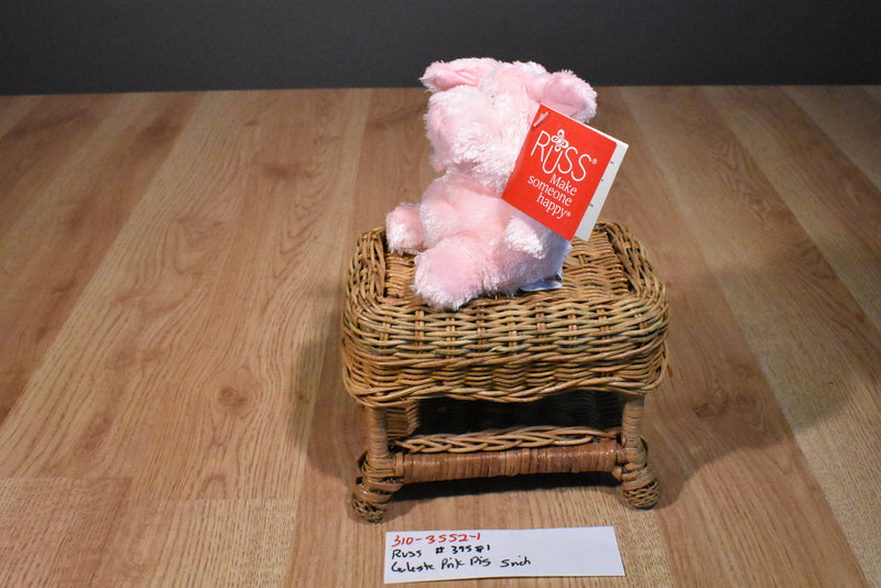 Russ Mini Pink Pig Celeste Beanbag Plush