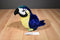 Aurora Blue and Gold Macaw Parrot Beanbag Plush