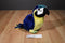 Aurora Blue and Gold Macaw Parrot Beanbag Plush