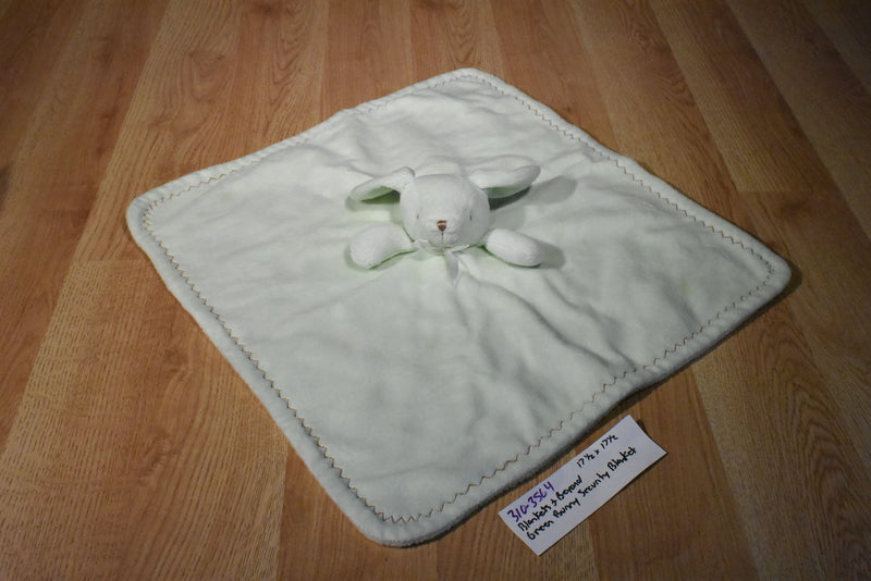 Blankets and Beyond Green Bunny Rabbit Security Blanket