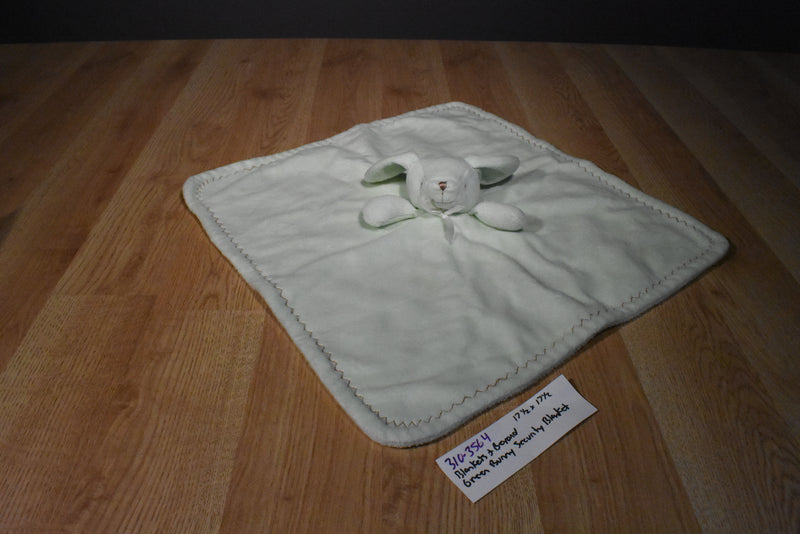Blankets and Beyond Green Bunny Rabbit Security Blanket