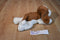 Aurora Flopsies Brown and White Basset Hound Beanbag Plush