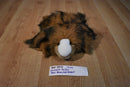Carousel by Guy Flat Brown and White Bunny Rabbit Plush