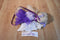 Justice Cocker Spaniel Puppy in Purple Zebra Striped Dress 2013 Purse Bag