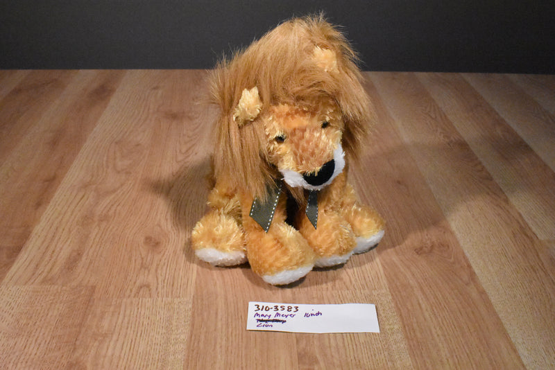 Mary Meyer Lil Leroy Orange and Brown Lion Beanbag Plush