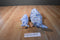 Ty Classic Dipper and Baby Clipper 2.0 Blue Dolphin Beanbag Plush