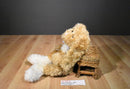 Animal Adventure Floppy Beige and White Bunny Rabbit 2000 Beanbag Plush