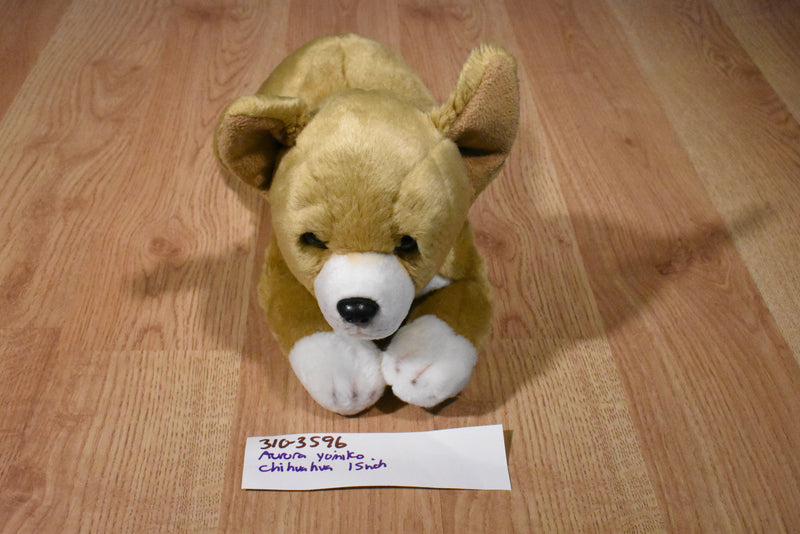 Russ Yomiko Tan and White Chihuahua Beanbag Plush