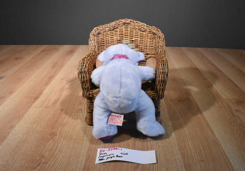 Russ Capricorn Purple Bear Beanbag Plush