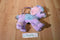 Poochie and Co. Purple Blue and Pink Poodle Plush Bag Purse