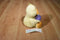 Ty Pluffies Quackies Yellow Duck With Egg 2005 Beanbag Plush