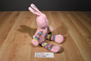 Animal Adventure Pink Bunny Rabbit 2014 Beanbag Plush