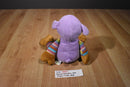 Animal Adventure Purple Lamb Sheep 2014 Beanbag Plush