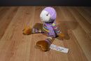 Animal Adventure Purple Lamb Sheep 2014 Beanbag Plush