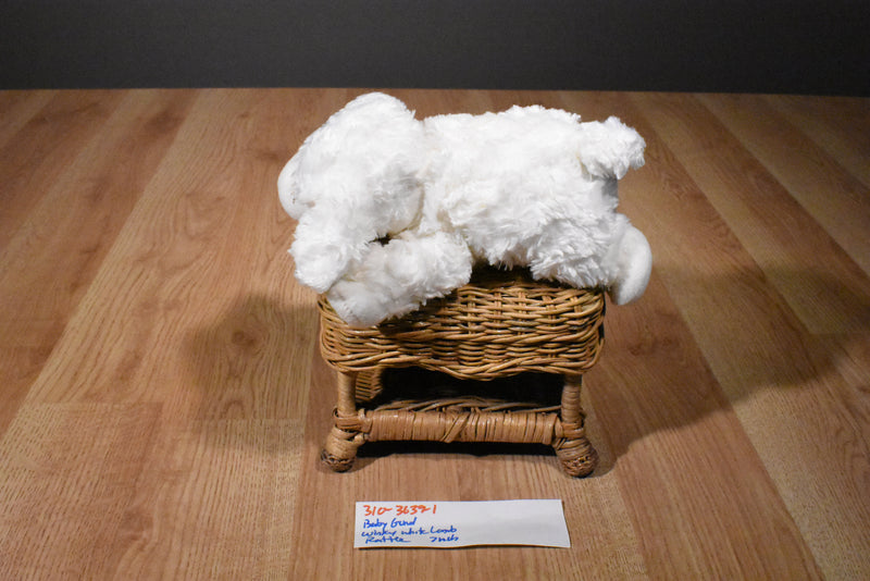 Baby Gund Winky White Lamb Rattle Plush