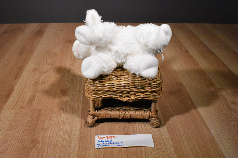 Baby Gund Winky White Lamb Rattle Plush