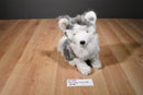 Mary Meyer Black and White Husky Dog 1992 Plush with Blue Eyes