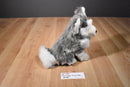 Mary Meyer Black and White Husky Dog 1992 Plush with Blue Eyes