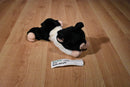 A&A Black and White Pig Beanbag Plush