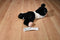 A&A Black and White Pig Beanbag Plush