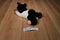 A&A Black and White Pig Beanbag Plush
