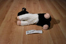 A&A Black and White Pig Beanbag Plush