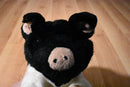 A&A Black and White Pig Beanbag Plush