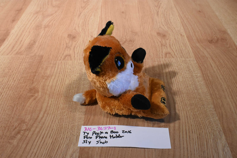 Ty Peek-A-Boos Sly Red Fox 2016 Phone Holder