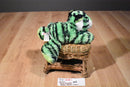 Aurora Tanya Green Tiger Beanbag Plush