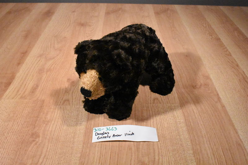 Douglas Cuddle Toy Brown Grizzly Bear Beanbag Plush