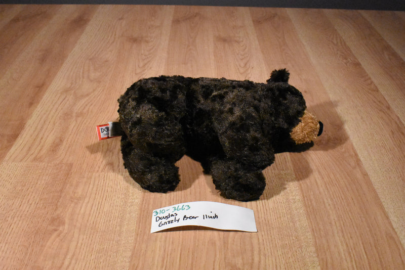 Douglas Cuddle Toy Brown Grizzly Bear Beanbag Plush