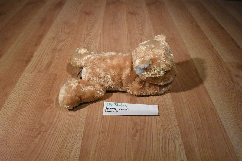 Aurora Lion Cub Beanbag Plush