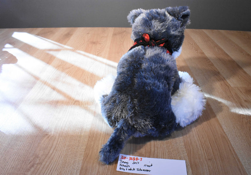 JAAG Scheels Gray and White Schnauzer 2017 Beanbag Plush