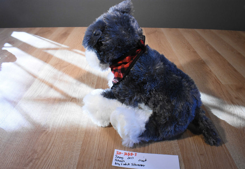 JAAG Scheels Gray and White Schnauzer 2017 Beanbag Plush