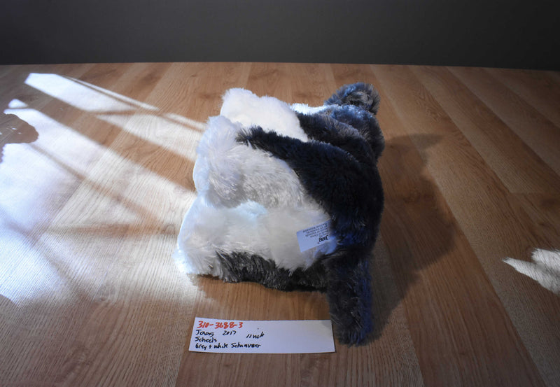JAAG Scheels Gray and White Schnauzer 2017 Beanbag Plush