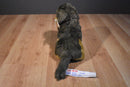 Royal Plush Grey and Tan Sitting Dakar Dog Plush