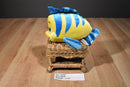 Disney Parks Little Mermaid Flounder Yellow and Blue Fish Plush