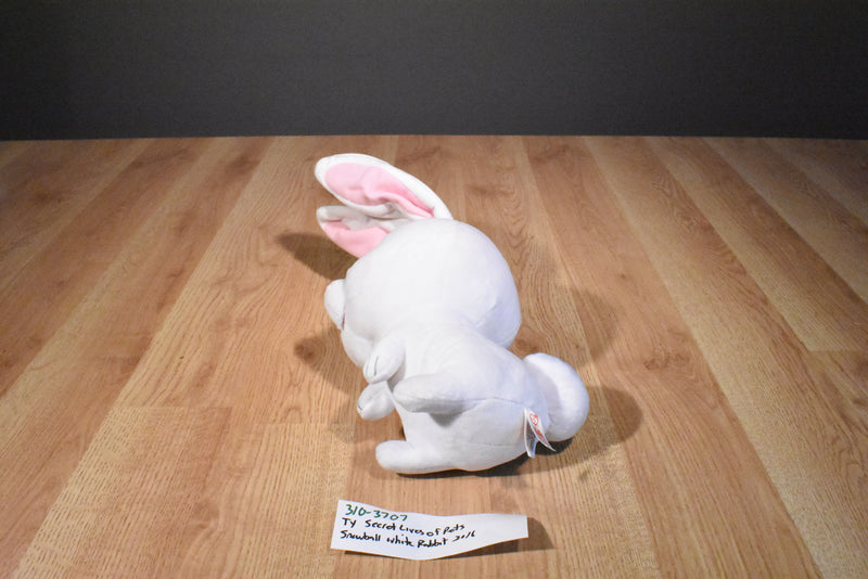 Ty Beanie Babies Secret Lives of Pets Snowball White Bunny Rabbit 2016 Beanbag Plush