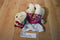 Poochie and Co. Yellow Lab Pink Butterfly Sequins Plush Bag Purse
