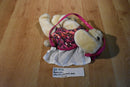 Poochie and Co. Yellow Lab Pink Butterfly Sequins Plush Bag Purse