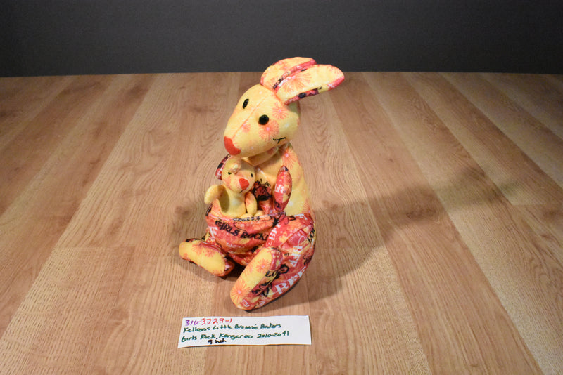 Kellogg's Little Brownie Bakers GSA Girls Rock Kangaroo and Joey 2011 Beanbag Plush