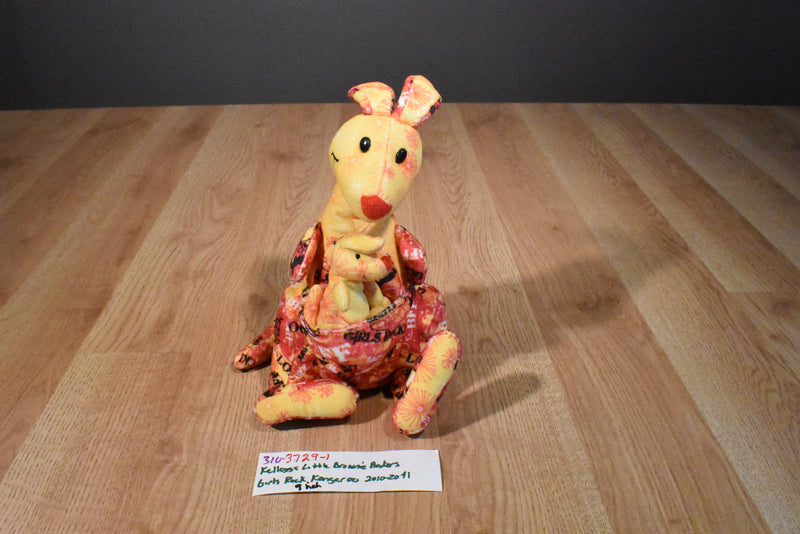 Kellogg's Little Brownie Bakers GSA Girls Rock Kangaroo and Joey 2011 Beanbag Plush