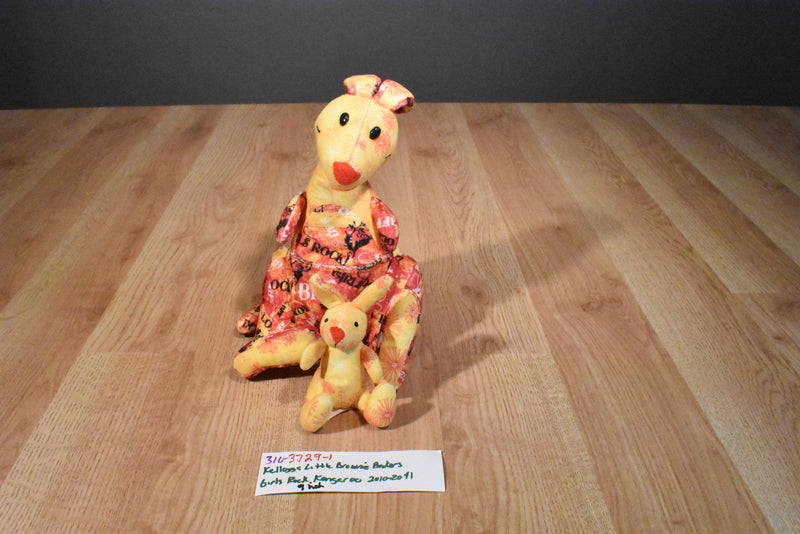 Kellogg's Little Brownie Bakers GSA Girls Rock Kangaroo and Joey 2011 Beanbag Plush