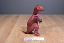 Russ 1997 Zonies Earth Zone Megabyte Red T-Rex Beanbag Plush